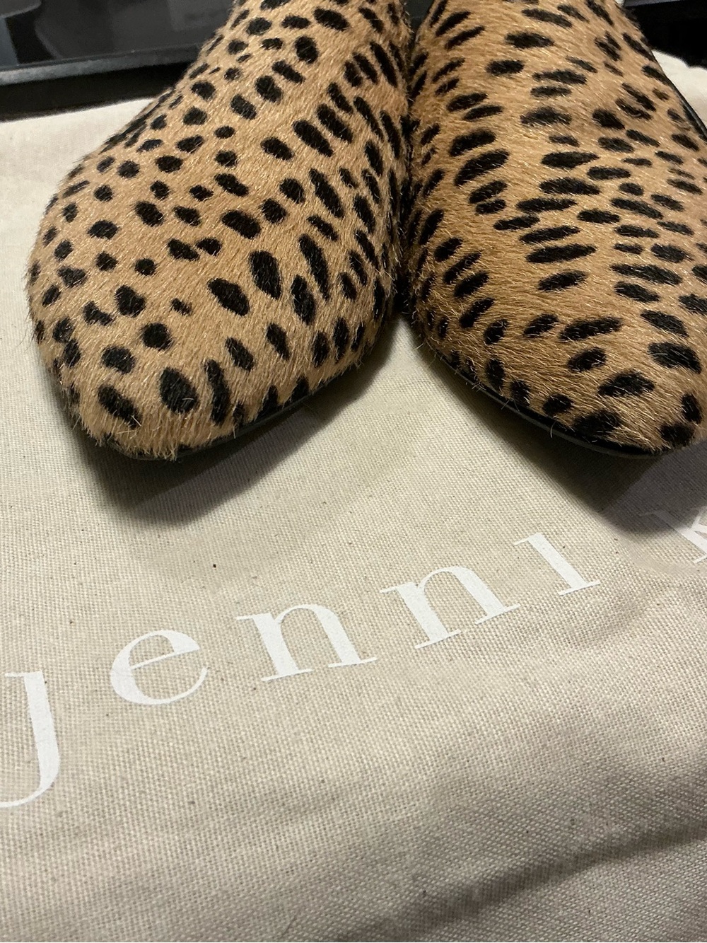 Jenni Kayne Leopard Hair Pointed Toe Mule - EU39 - Picture 2 of 5